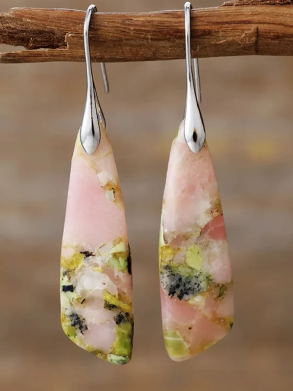 Geometrical Shape Dangle Earrings - Image 6
