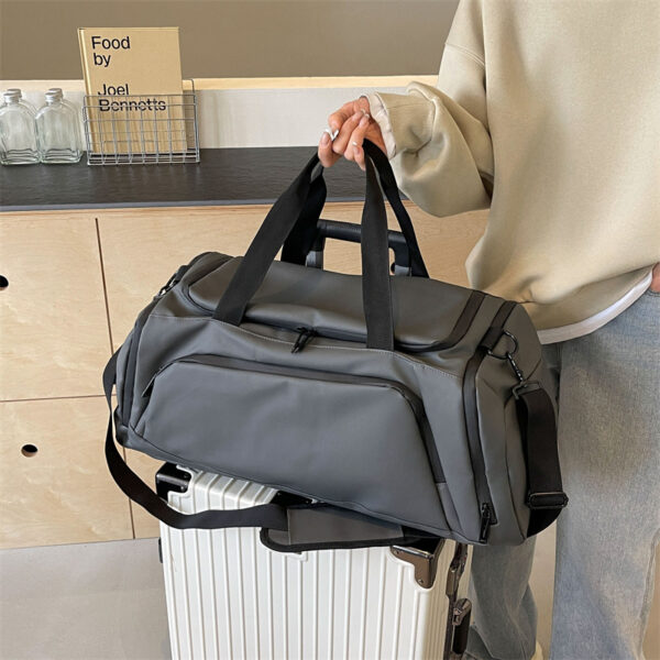 Waterproof oxford travel bag dry and wet separation portable business boarding luggage bag High-grade crossbody fitness bag - Image 2
