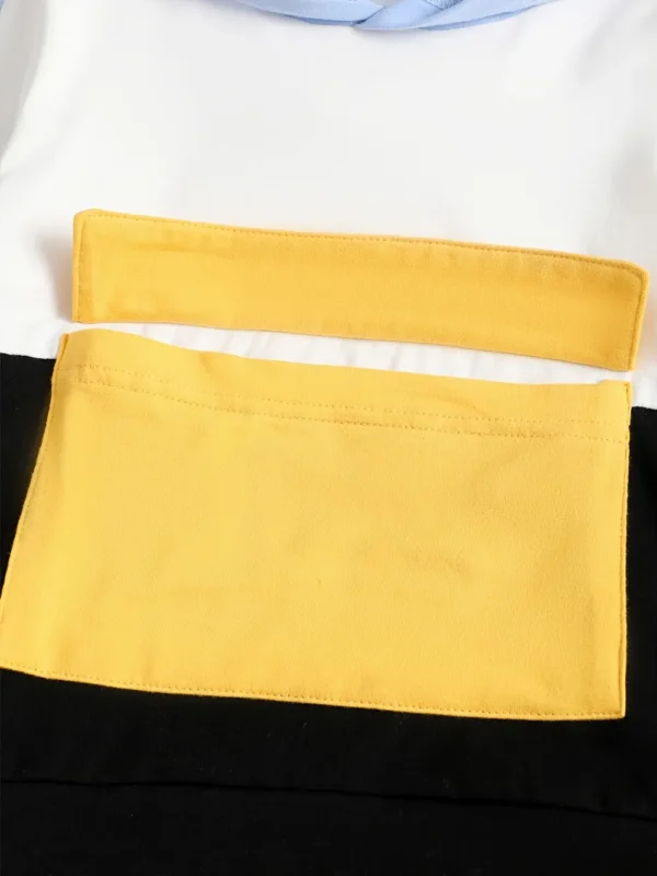 Children's Color Block Hoodie and Pants Set - Image 4