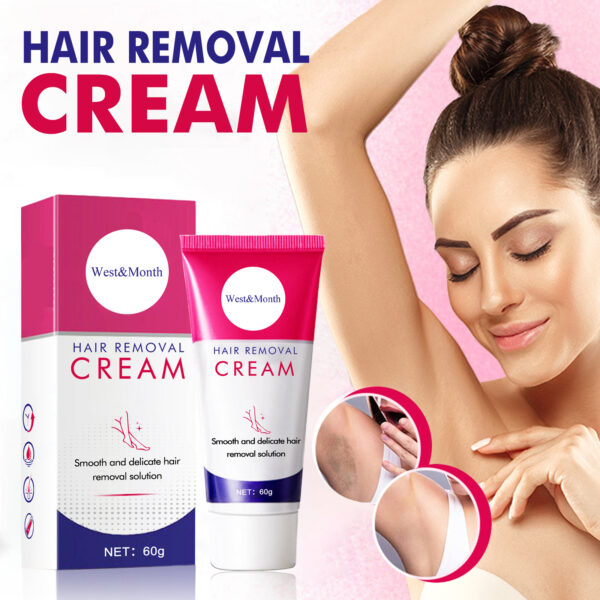 Hair Removal Cream, Gentle Cleansing Tender Hair Removal Cream