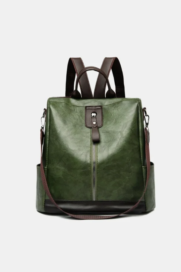 PU Leather Backpack Bag - Image 8
