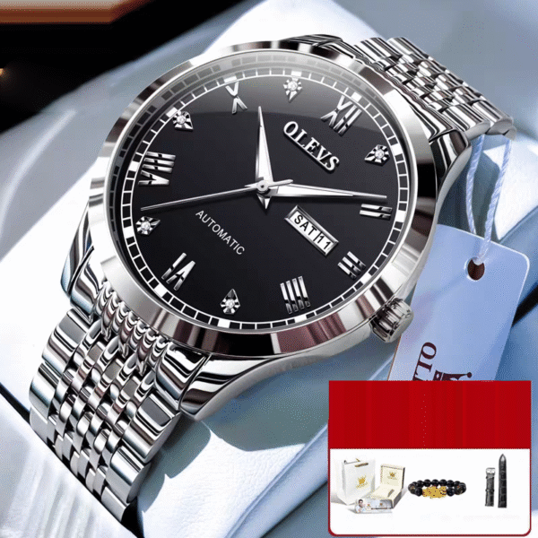 Men's Watch Men's Mechanical Watch Fully Automatic Simple Wind Waterproof Night Light Watch - Image 21