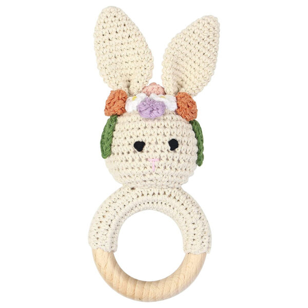 Carving Name Baby Soothing Bell Newborn Gift Bath Gift Knitted Cartoon Doll - Image 18