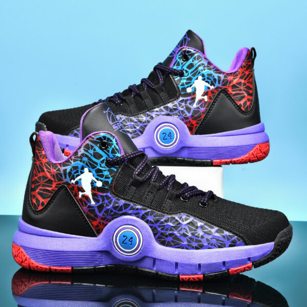 Basketball shoes summer breathable student sports shoes men - Image 4