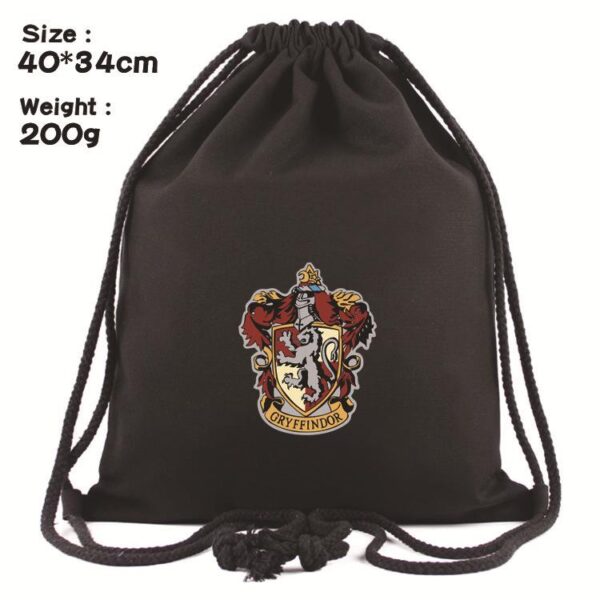Harry Potter Drawstring Bag Backpack Canvas Backpack for men and women