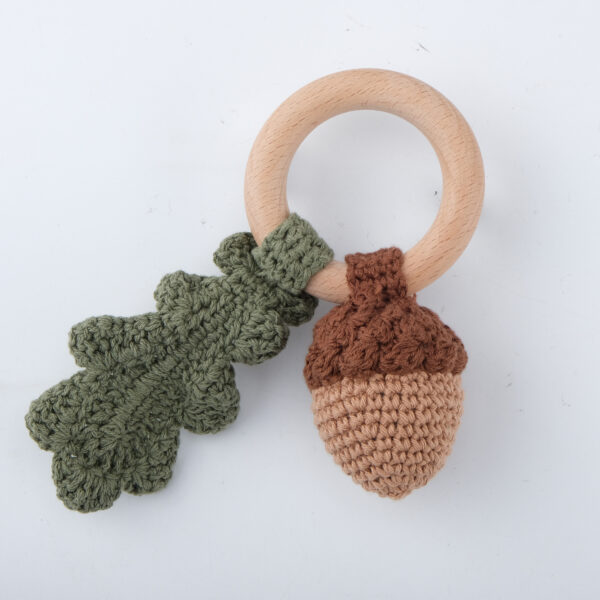 Carving Name Baby Soothing Bell Newborn Gift Bath Gift Knitted Cartoon Doll - Image 42