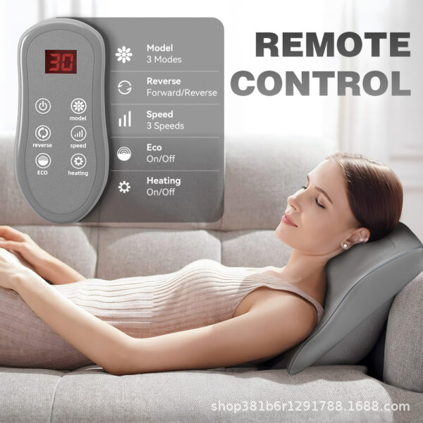 Home Use Multi-Function Massage Pillow for Neck, Shoulder, Waist, and Back with Electric Massager for Shoulder and Cervical Care - Image 4