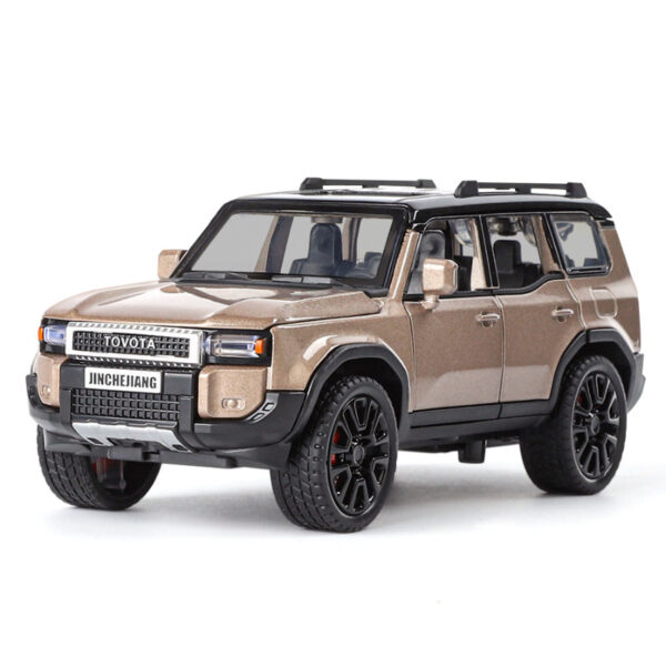 1: 32 Prado car model alloy sound and light simulation SUV domineering off-road vehicle boy toy car decoration - Image 7
