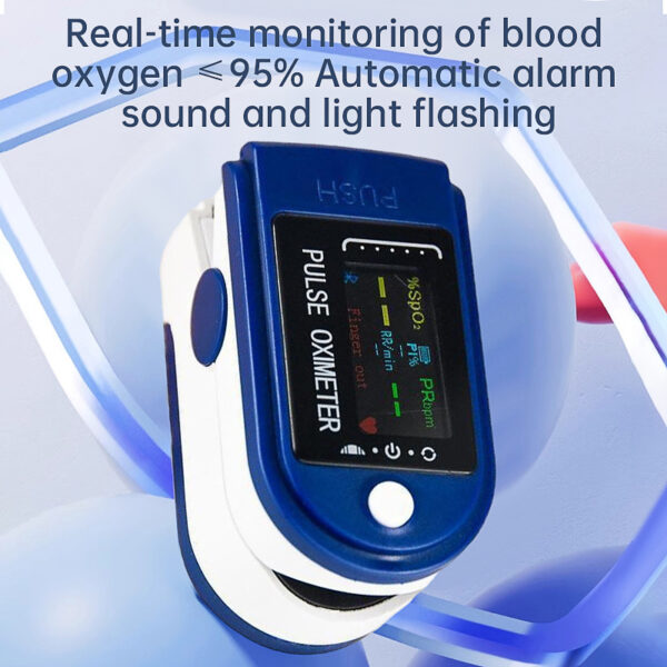 Pulse oximeter LK88 finger clamp blood oxygen detector blood oxygen saturation fingertip heart rate monitoring - Image 3