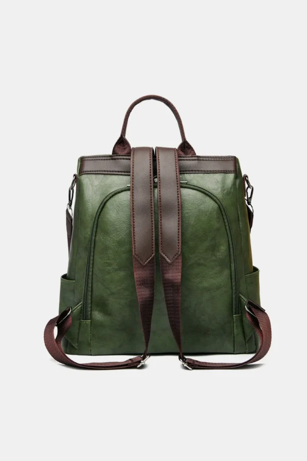 PU Leather Backpack Bag - Image 9