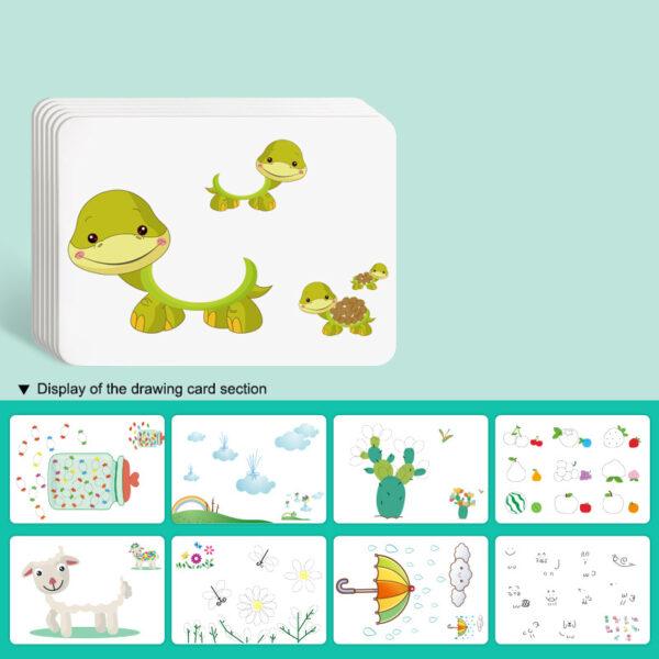 Children's Finger Drawing Paint Kindergarten Color Printing Mud Baby Graffiti Printing Pad Drawing Tool Palm Pointillism - Image 8
