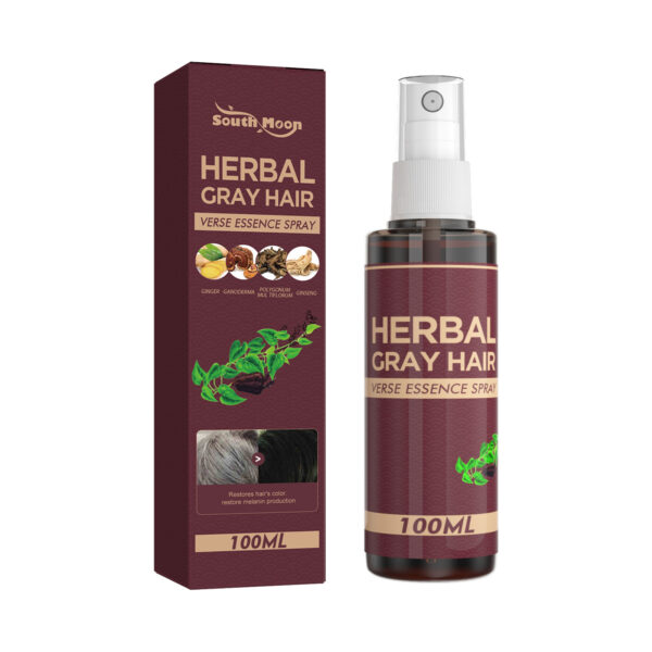 Herbal Black Hair Liquid Polygonum Multiflorum Herb Essence Moisturizing Black Hair Conditioner - Image 2