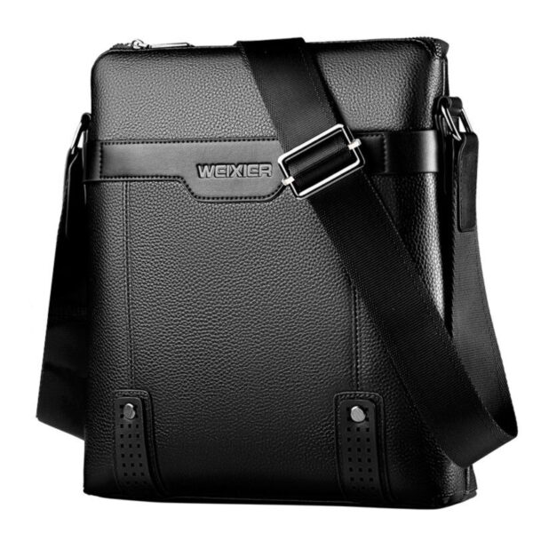 WEIXIER New Fashion PU Leather Men Messenger Bags Casual Men's Small Shoulder Bag Crossbody Business Men's Handbag Small - Image 7