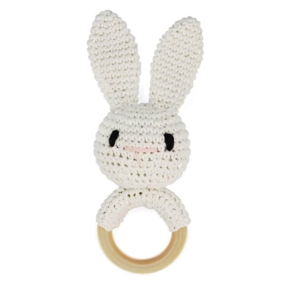 Carving Name Baby Soothing Bell Newborn Gift Bath Gift Knitted Cartoon Doll - Image 6