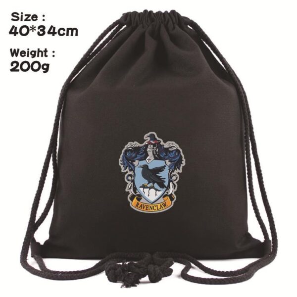 Harry Potter Drawstring Bag Backpack Canvas Backpack for men and women - Image 4