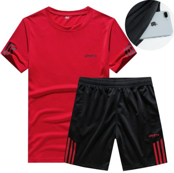 Men casual sets short sports wear - Image 4