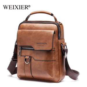Casual Men Shoulder Bag Vintage Crossbody Bags High Quality Male Bag PU Leather Handbag Capacity Men Messenger Bags Tote Bag