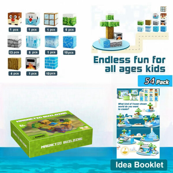 Magnetic cube Children's Educational Puzzle Assembly Toy Gift - Image 20