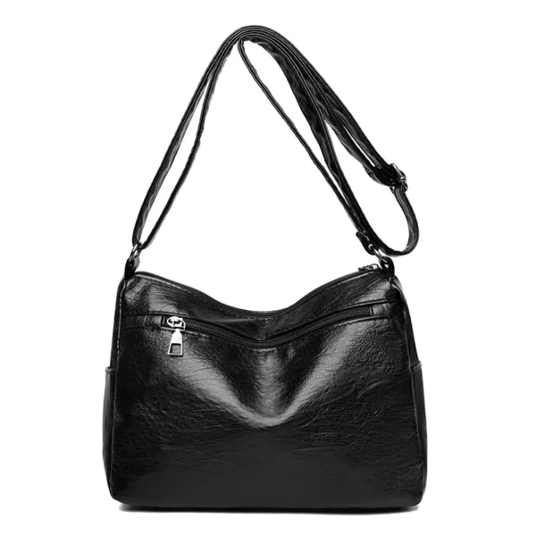 PU Leather Multi-Pockets Crossbody Bag - Image 12