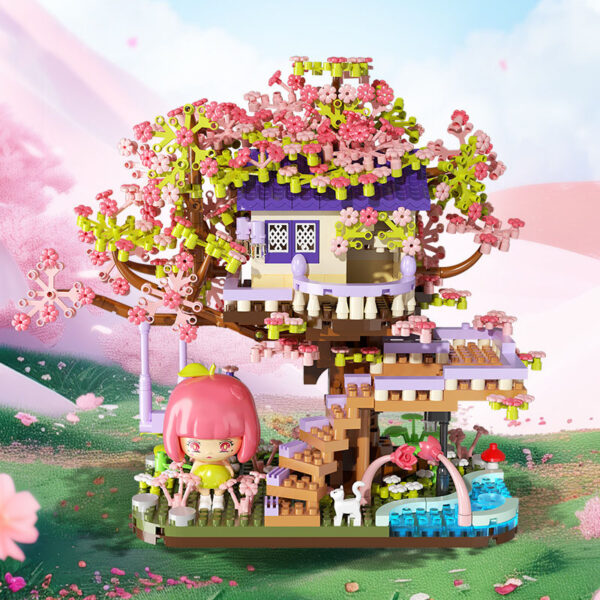 Flower House Assembly Building Blocks Microparticle Toys Christmas Gift - Image 2