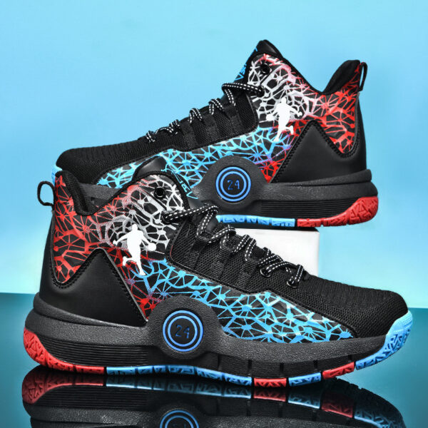 Basketball shoes summer breathable student sports shoes men - Image 3