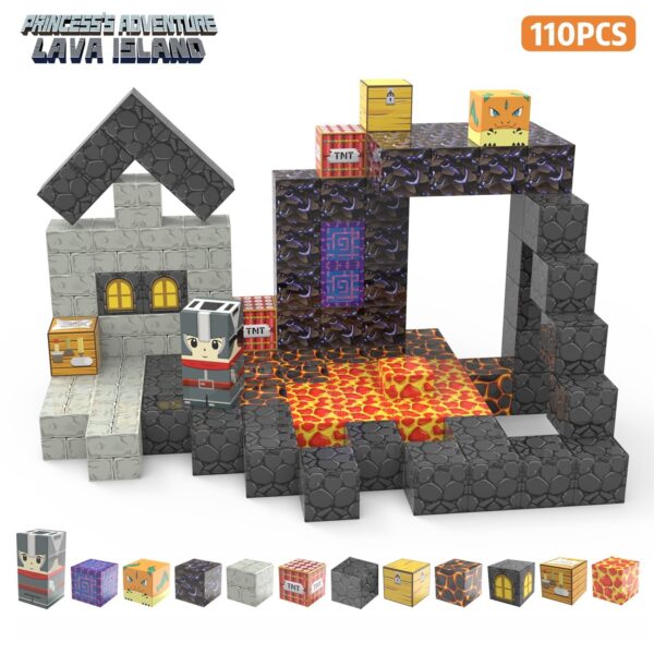 Magnetic cube Children's Educational Puzzle Assembly Toy Gift - Image 7
