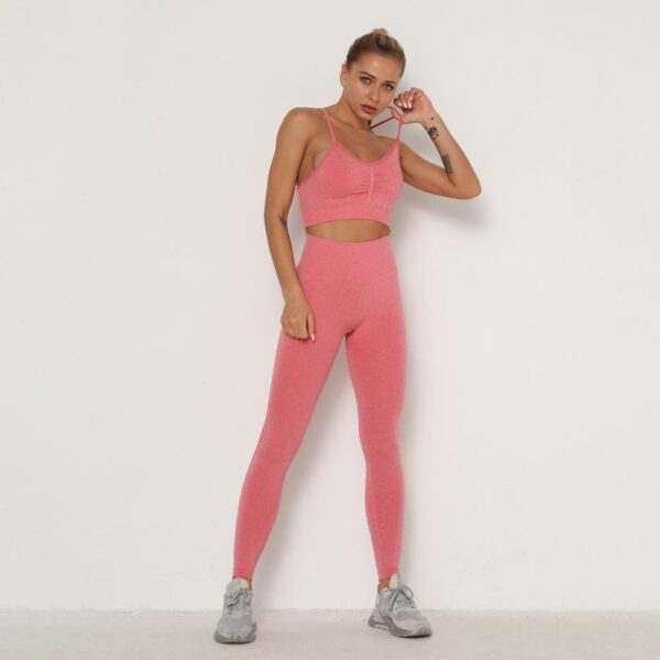 Yoga Clothing Set Sports Suit Women Sportswear Sports Outfit Fitness Set Athletic Wear Gym Seamless Workout Clothes For Women - Image 27