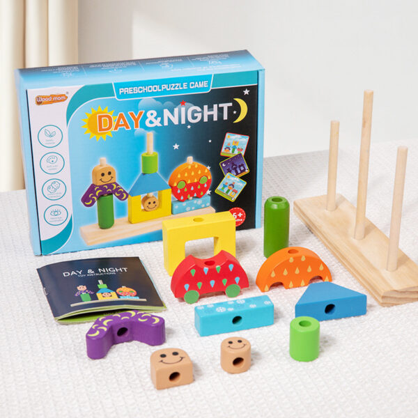 Creative building blocks, children's puzzle board games, kindergarten enlightenment, early education, puzzle toys, gifts - Image 6