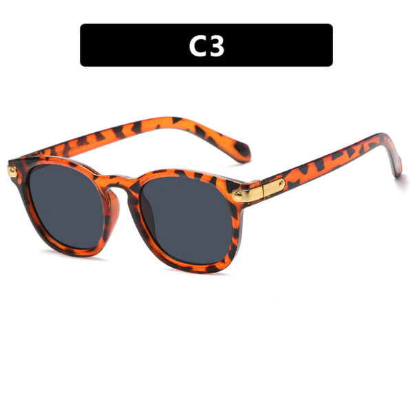 Retro round frame sunglasses for men, new ins sunscreen street photography, personalized and fashionable sunglasses - Image 8