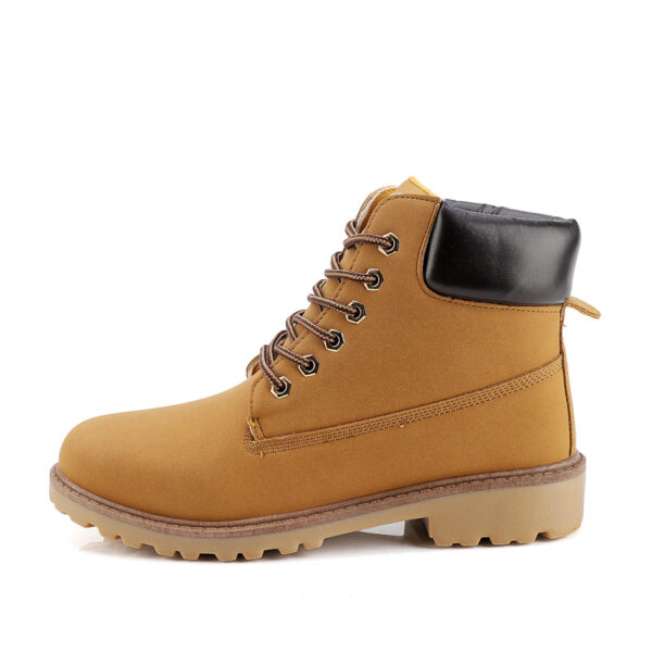 Fashionable high top Martin boots for men casual Baotou workwear shoes autumn and winter men's boots - Image 5