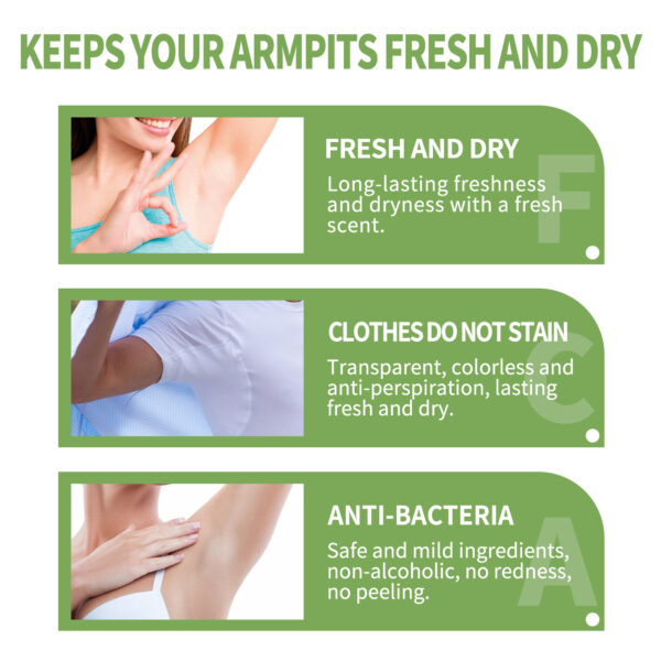 Deodorant Underarm Cleansing Deodorant Deodorant Deodorant Lasting Fragrance Mild And Non-Irritating - Image 4