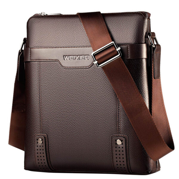 WEIXIER New Fashion PU Leather Men Messenger Bags Casual Men's Small Shoulder Bag Crossbody Business Men's Handbag Small - Image 8