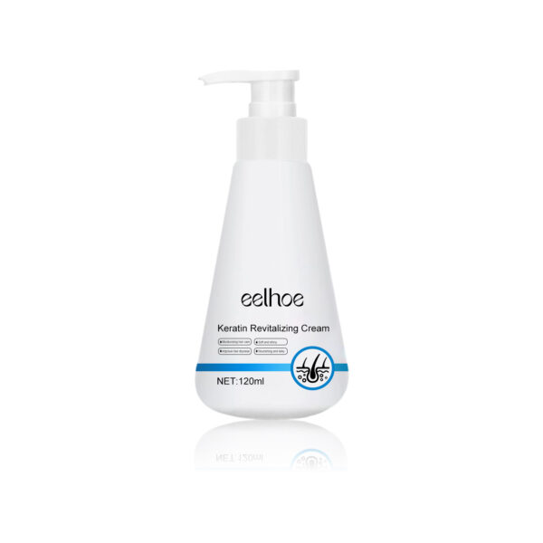 Keratin Revitalizing Cream, Long Lasting Fragrance Soft Light Smoothing Frizz Repair Split End Conditioner - Image 2