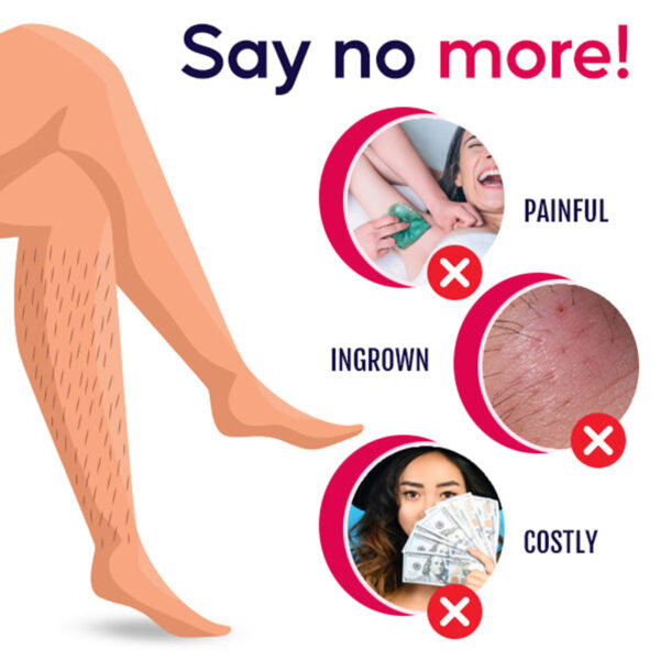 Hair Removal Cream, Gentle Cleansing Tender Hair Removal Cream - Image 5