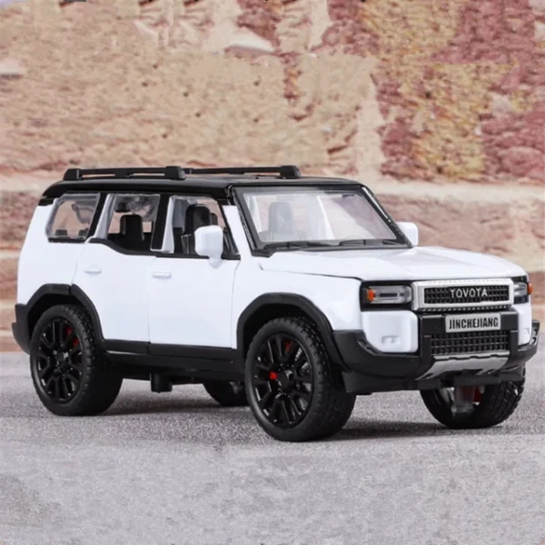1: 32 Prado car model alloy sound and light simulation SUV domineering off-road vehicle boy toy car decoration - Image 9