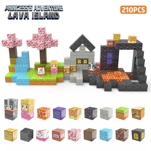 Magnetic cube Children's Educational Puzzle Assembly Toy Gift - Image 11