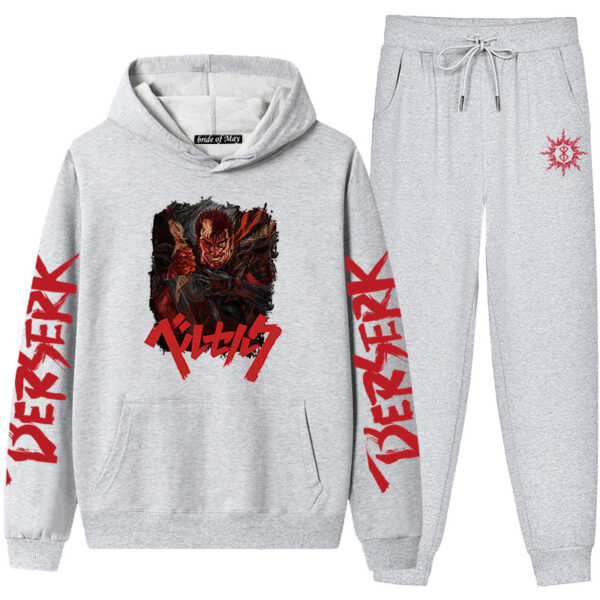 Bersek Sword Wind Legend Couples Sweatshirt Leggings Hooded Suit Men And Women Two-Piece - Image 14