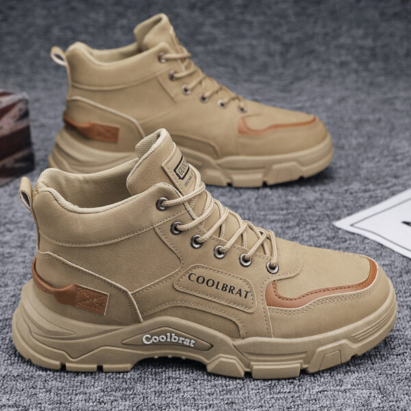 Workwear, outdoor hiking, spring labor protection, construction site, Martin boots, student men's shoes - Image 4