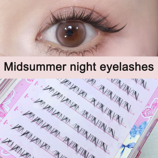 Sunflower Comics Pure Desire Eyelash Simulation Natural Thickening Large Segmented Trilogy False Eyelash Laziness - Image 15