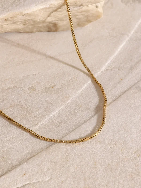18K Gold-Plated Three-Layered Cross Necklace - Image 7