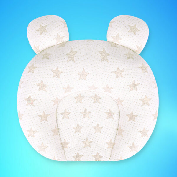 Baby Pillow Newborn 0-1 Year Old Baby Products Anti Deviation Head Latex Set Pillow Color Cotton Pillow - Image 5