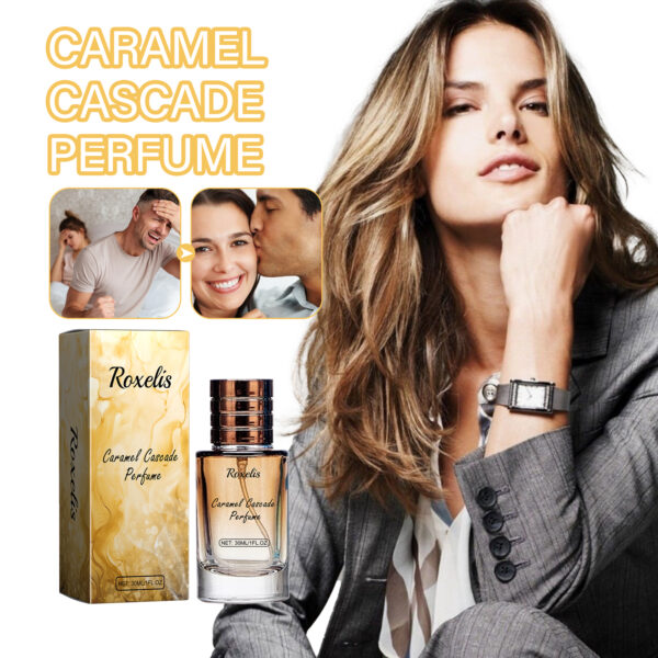 Caramel Cascade Perfume, Fresh Natural Light Fragrance Niche Perfume Exudes Charm Couple Dating Fragrance Perfume - Image 3