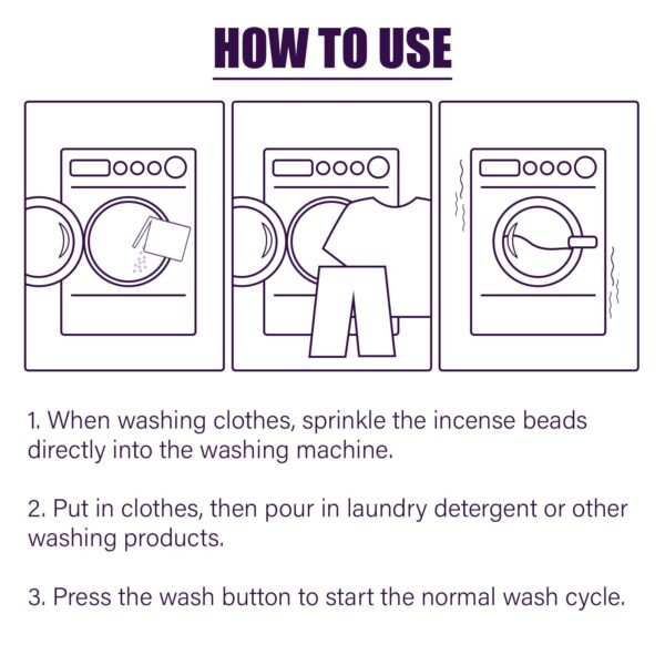 Lavender Laundry Anti-Mite Keepsake Beads, Clothing Antistatic Keep Fragrance Deodorant Protect Color Cleaning Softener - Image 7