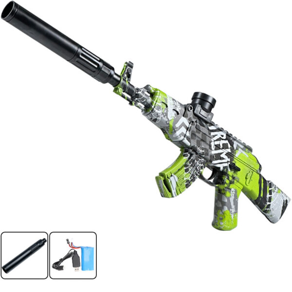 Electric high-speed continuous firing AK boy soft bullet toy gun - Image 5