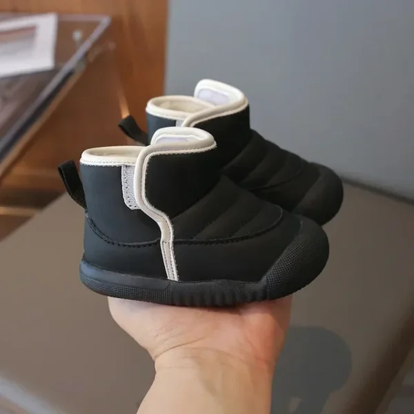 Autumn Winter Children Snow Boots Baby Girls Boys Boots Soft Sole Non-slip Infant Toddler Shoes Outdoor Thick Plush Kids Boots - Image 8