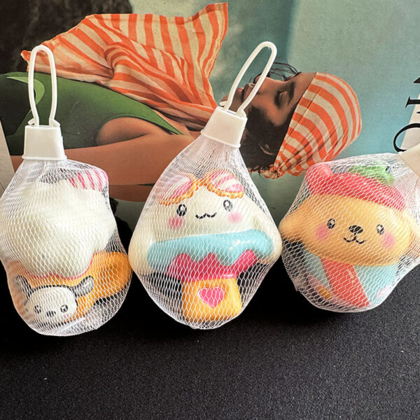 Netbag Egg Boy Party Pinch Music Stress Relief Toy Slow Rebound Ventilatory Artifact Cartoon Stress Relief Student Small Gift Item - Image 17