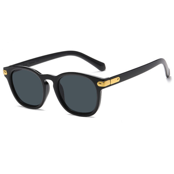 Retro round frame sunglasses for men, new ins sunscreen street photography, personalized and fashionable sunglasses - Image 5