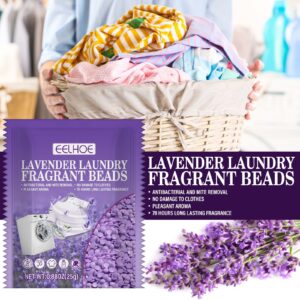Lavender Laundry Anti-Mite Keepsake Beads, Clothing Antistatic Keep Fragrance Deodorant Protect Color Cleaning Softener