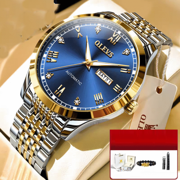 Men's Watch Men's Mechanical Watch Fully Automatic Simple Wind Waterproof Night Light Watch - Image 16