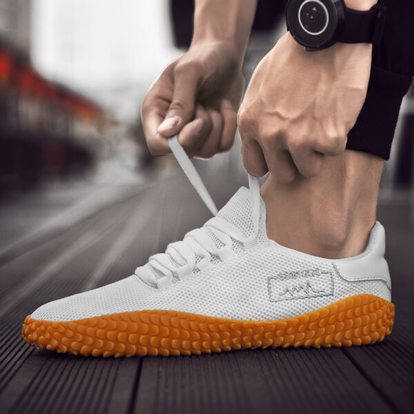 Spring and Summer Flying Woven Casual Shoes Large Men's Shoes Beathable Korean Forrest Gump Sneakers - Image 7